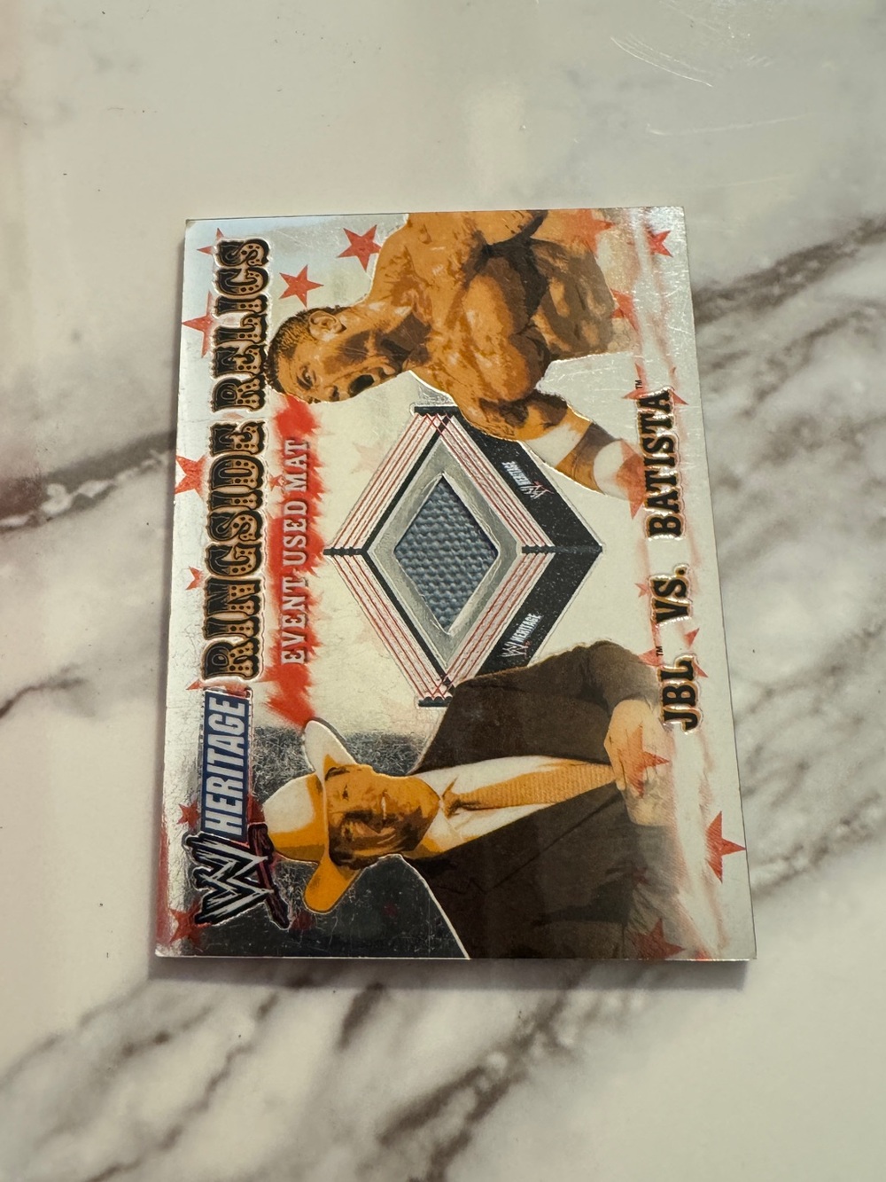 WWE Heritage JBL vs. Batista Collectible Card